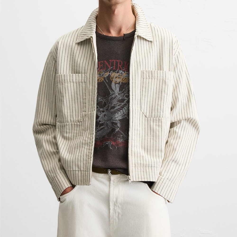 Zara Pinstripe Jacket